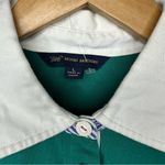 Brooks Brothers  NEW!! Women’s Green Long Sleeve Polo Shirt Size Large Photo 3