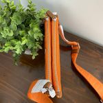 Ralph Lauren Lauren Orange Oxford Small Nylon Landyn Crossbody Bag Photo 8