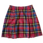 Brooks Brothers Red Fleece Traditional Plaid Pleated Skirt Size 4 Photo 1