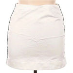 Lauren Ralph Lauren | White Mini Skirt W/ Side Pinstripe Size 14P Petite Photo 0