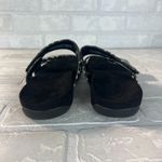 Vionic Sandals Women 8 Black Randi II Boa Snake Print Double Strap Slide Comfort Photo 2