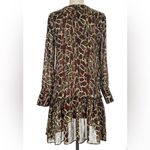 ZARA  Animal Print Long Sleeve Dress Photo 1