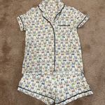 Roller Rabbit  Celebration Bunnies Polo Pajama Set Size P Photo 3