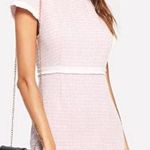 SheIn Size XS   Pink tweed fringe Dress Photo 0