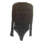 Akira  black lace long-sleeve bodysuit Sz 1X Photo 3