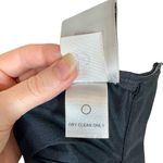 Tadashi Shoji Vintage Collar Taffeta Ruched Sleeveless Gown 90s Y2K Photo 9