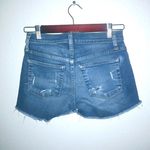 J.Crew  Denim 24 Dark Wash Distressed Raw Hem Shorts Photo 1
