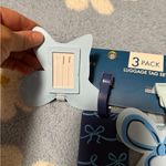 Dabney Lee  Light Blue and Navy Bow Luggage Tags Photo 1
