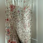 Floral Leopard Print Scarf Pink Photo 3