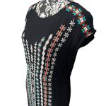 Sundance  Catalog Dress Sleeveless Floral Embroidered Medium Colorful Tie Back Photo 3