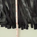 Versona M  Faux Leather Fringe Skirt Photo 8