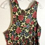 Carolart Design Vintage Teacher Dress Womens Size Medium Floral Cotton Jumper Pink Photo 7