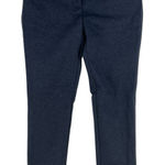 Andrew Marc  Womens Size 6 Skinny Pant Navy Stretch Ponte Knit Mid Rise Photo 0