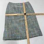 Pendleton Skirt Womens 6 Blue Tweed Knit Pencil Knee Length Vintage Photo 6