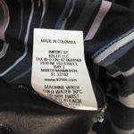 925 Fit Leggings Womens Small Black White Pink Stripe Casual Workout Athleisure Photo 6