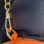 Rebecca Minkoff orange leather tassel fringe crossbody with gold hardware Photo 2