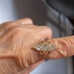 Badgley Mischka New  Unique Rhinestone Ring Photo 0