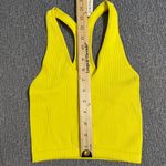 Free People Movement Free Throw Crop Ribbed Tank Top Yellow Size XS Photo 13