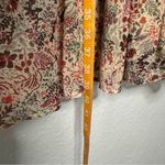 Torrid  Mini Lurex Chiffon Tiered Dress Floral V Neck Long Sleeve Boho Size 3x Photo 6