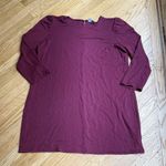Old Navy  Maroon Shift Dress 3/4 Sleeve Women’s XL Photo 0