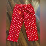 J.Crew  Poplin 100% Cotton Pajama Set Short Sleeve Button Down Top & Capri Pants Photo 1