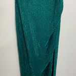 RETROFETE Katya draped sequined chiffon gown Emerald New Womens XS Green Photo 5