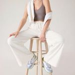 Athleta XL Retroterry Wide Leg Cargo Pant Magnolia White Photo 0