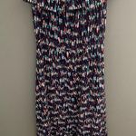 Lilly Pulitzer navy Oh Buoy Strapless Ruffle Dress Photo 7