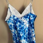 Cami NYC  Womens M Blue White Tie Dye Silk Tank Top Photo 1