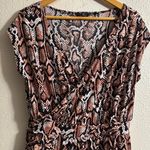 Elegant Snake Print Jumpsuit Black Size undefined Photo 1