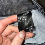 Pilcro  Women Denim Jeans Black Rhinestone Embellished High Rise Slim Size 28 Photo 6