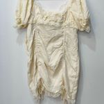 Tobi Mable boutique REGENCY CREAM PUFF SLEEVE RUCHED BODYCON MINI DRESS medium Photo 7