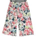Athleta Shorts Womens Medium Multicolor Floral Savannah Bermuda Colorful Casual Photo 0