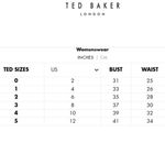 Ted Baker NWT Giannaa Metallic Knit Top Gold Chevron | Size 2 (US 6) Photo 9