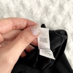 Aerie  Black Shiny High Rise Ankle Athletic Workout Loungewear Leggings XL Photo 3