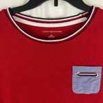 Tommy Hilfiger Red Cotton T-Shirt Dress Women’s Size Large Photo 3
