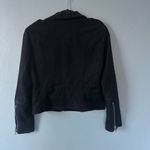 BB Dakota Black Leather Motorcycle Jacket Photo 4