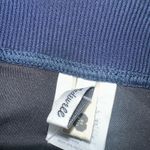 Madewell Second Wave Ribbed High-Cut Bikini Bottom Navy Plus Size 3X Photo 4