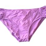 Becca  ETC Bikini Bottom Plus Size Ruched Hipster Orchid Purple 2X (20/22) Photo 2
