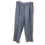 3 Piece Set Maggie Sweet Blue Sueded Pantsuit Pant Top and Blazer Womens 1X Photo 9