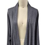 Natori  Shangri-La Robe Stretch Polyester Heather Gray  Pockets Womens  L Photo 2