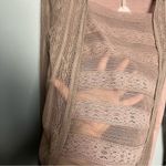 Hem & Thread NWT  Sheer Lace Front Long Sleeve Top Boho Fairycore Women’s Size S Photo 2
