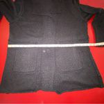 Habitat Cardigan Sweater Women’s XL Black Chunky Cotton Button casual cozy artsy Photo 4