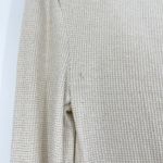 Free People  Say When Long Sleeve Size Small Waffle Knit Ruffle Photo 7