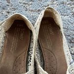 Toms Classic Ivory Lace Espadrille Slip On Loafer Flats 6.5 Photo 6