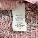 Molly green New Floral Flutter Sleeve Off The Shoulder Smocked Crop Top Pink Photo 16