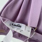 ANDIE NWT  Swim The Caicos Top Flat Bikini Top Light Purple Size Large L NEW Photo 4