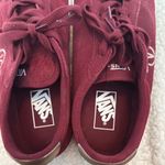 Vans  Burgundy Sneakers with White Soles Photo 3
