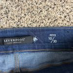 Liverpool Los Angeles Womens The Slim Pull On Jeans Size 10/30 Petite Jegging Blue Photo 2