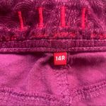 Elle  wine paisley print corduroy jeans Photo 5